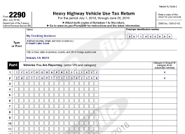 2290 Highway Use Tax